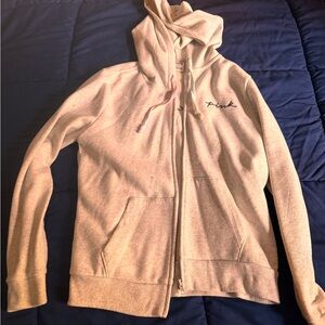 Victoria's Secret PINK Gray Zip-Up Hoodie